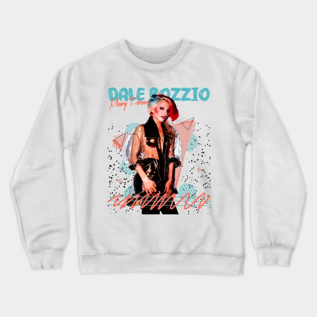 Dale Bozzio /// Missing Persons Fan Art Retro Design Crewneck Sweatshirt by Nandin Putri